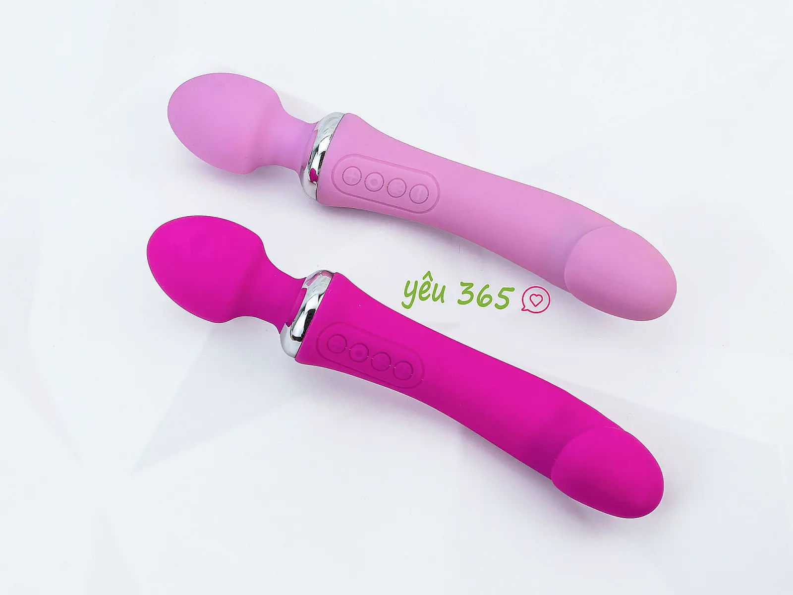 Máy massage điểm G rung 2 đầu Double End ấm nóng pin sạc