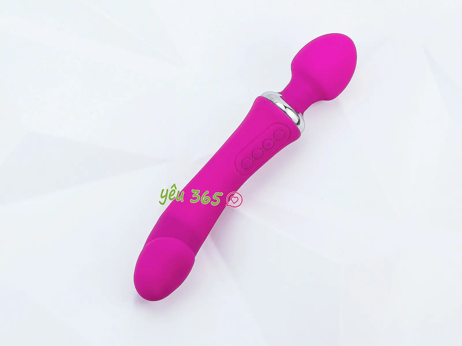 Máy massage điểm G rung 2 đầu Double End ấm nóng pin sạc