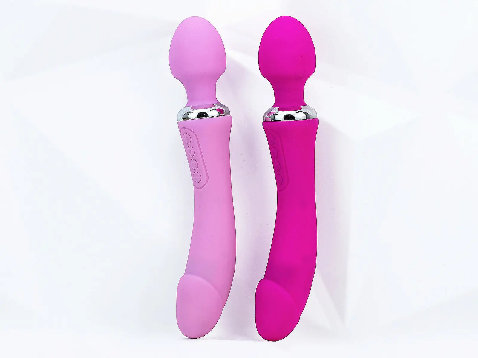 Máy điểm G rung đa tần 2 đầu Double End nhiệt ấm pin sạc mini