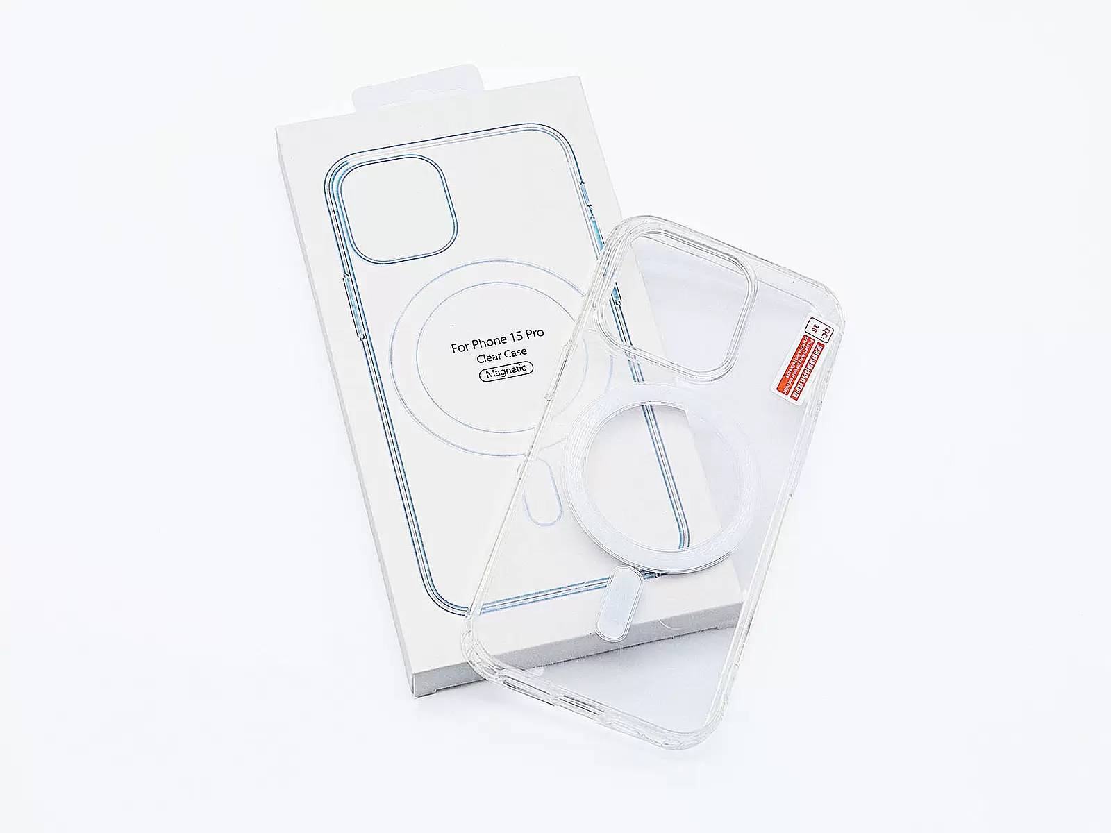 Ốp lưng iPhone 15 Pro Clear Case Magnetic trong suốt mini