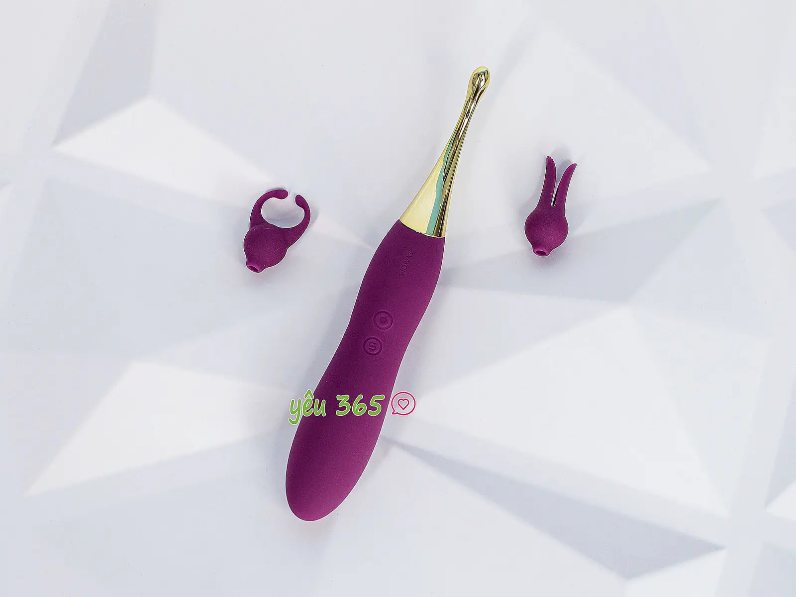 Máy massage điểm G cao cấp Svakom Beatrice kèm 2 đầu rung phụ