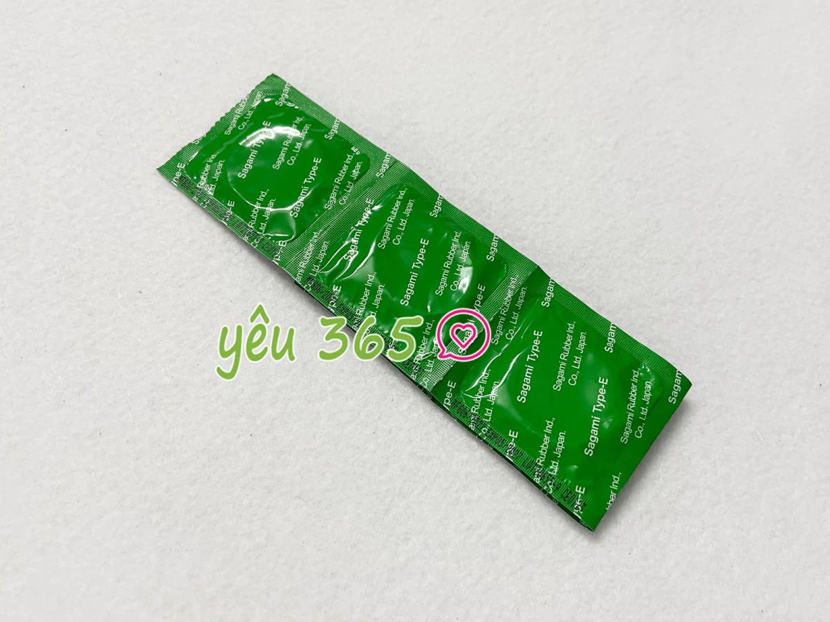Bao cao su có gai Nhật Bản Sagami Xtreme Green Siêu Mỏng 10 bao