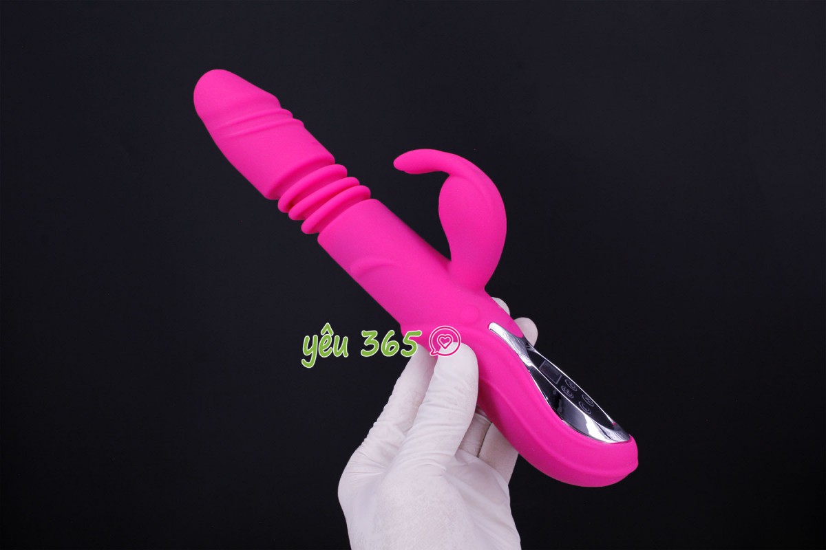 Dương vật giả rung thụt, phát nhiệt Rabbit Vibrator 6