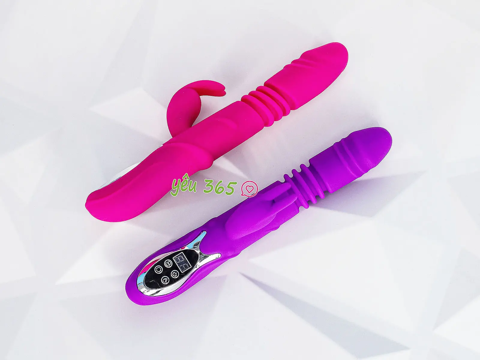Dương vật giả rung thụt, phát nhiệt Rabbit Vibrator