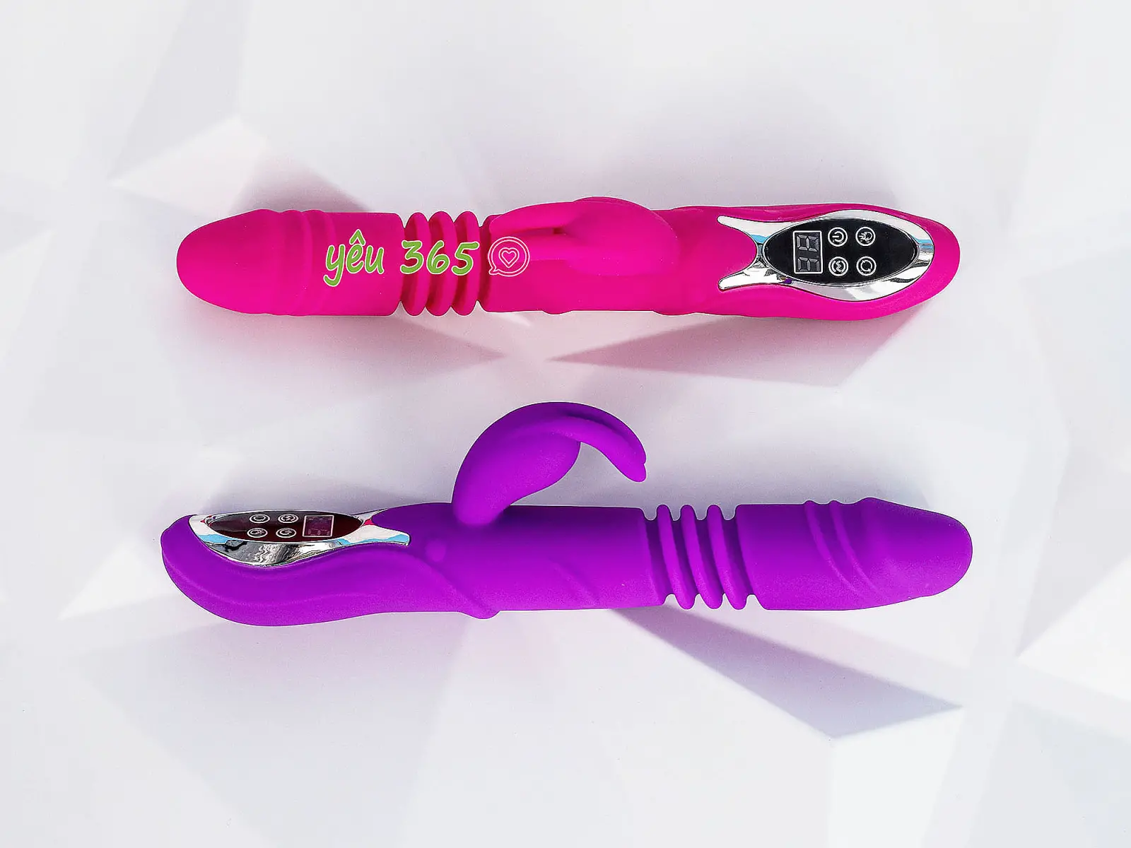 Dương vật giả rung thụt, phát nhiệt Rabbit Vibrator