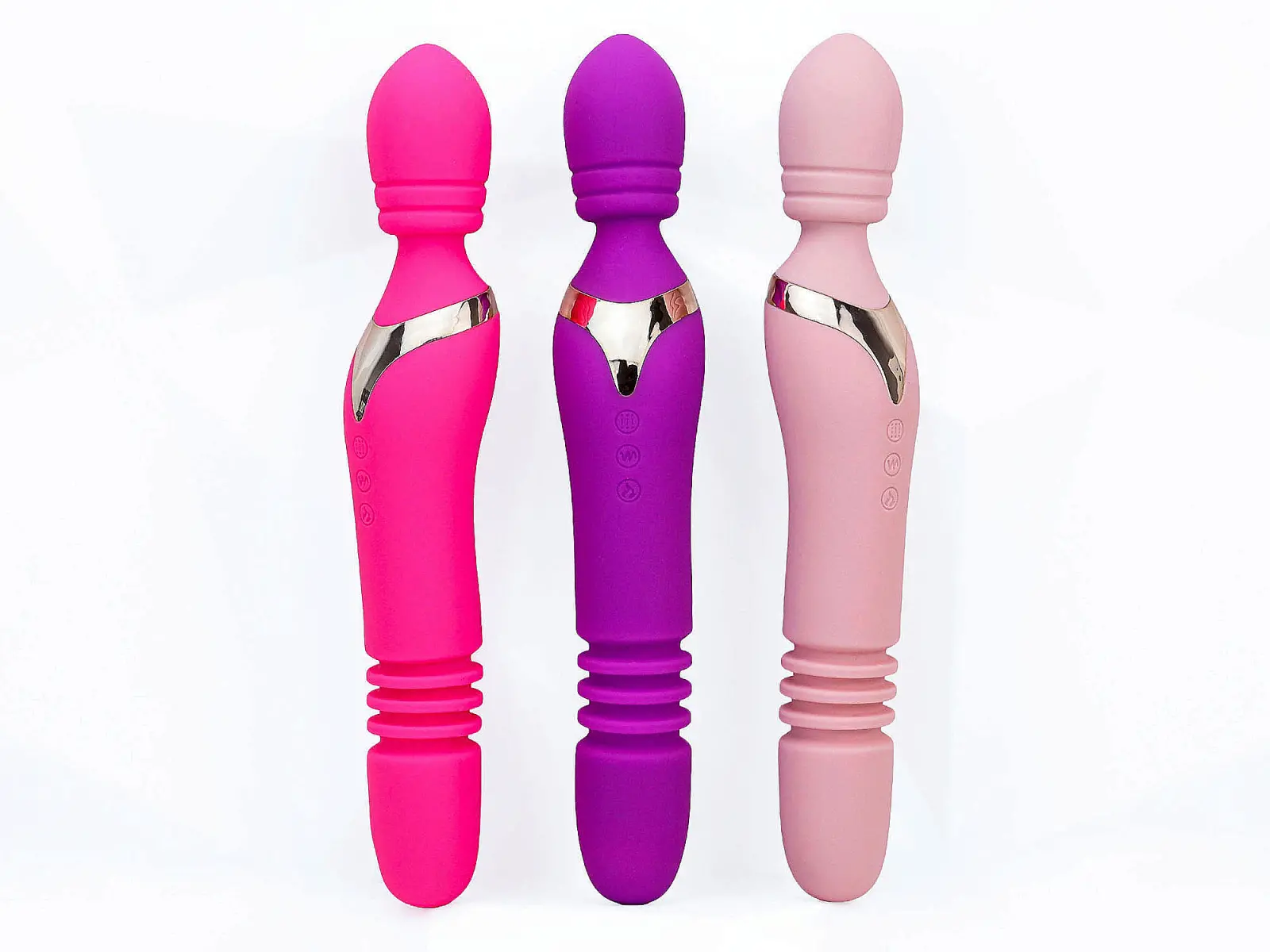 Máy điểm G Man Nuo phát nhiệt 2 đầu rung mạnh thụt, ngoáy pin sạc mini