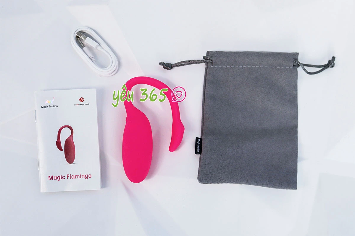 Trứng rung tình yêu thiên nga Flamingo sử dụng Smartphone ➩ Chính hãng