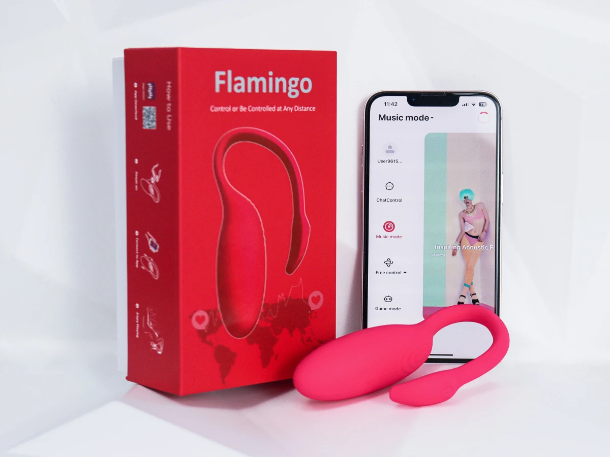 Trứng rung đa tần tình yêu thiên nga Flamingo sử dụng Smartphone ➩ hàng authentic đẳng cấp