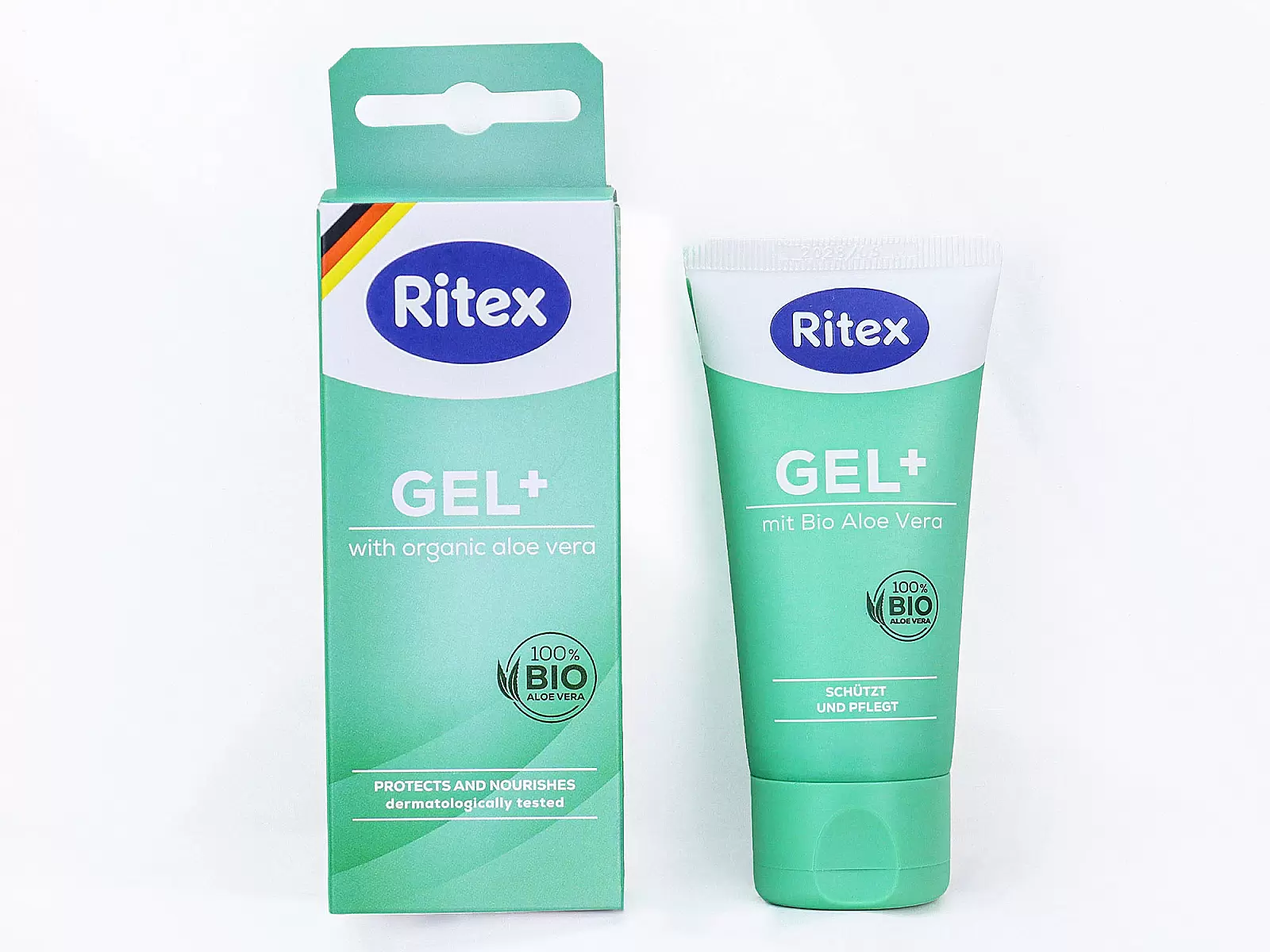 Gel bôi trơn dưỡng ẩm lô hội Ritex GEL+ nhẹ dịu và tự nhiên