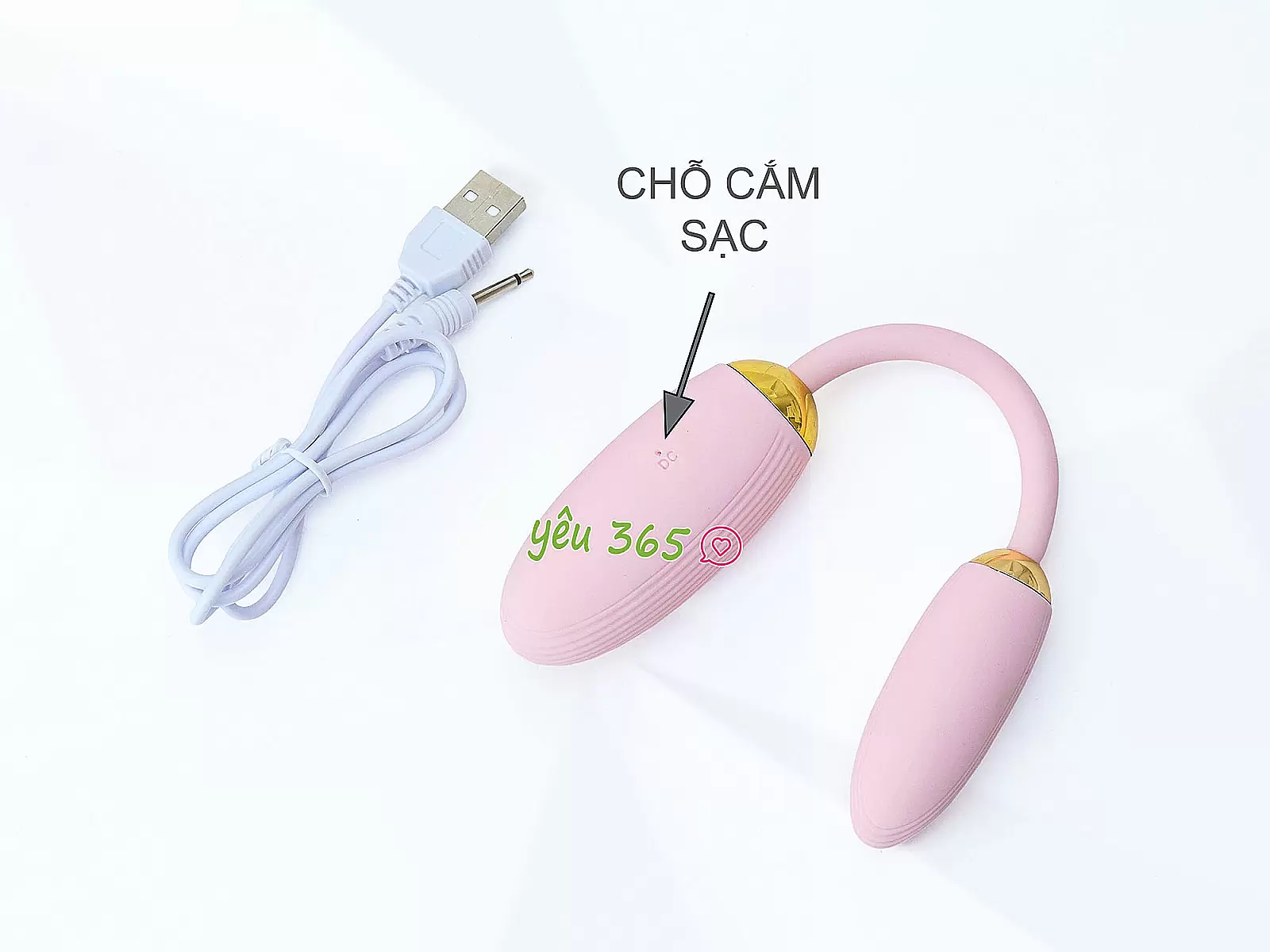 Trứng rung 2 đầu Ankni nhỏ gọn có điều khiển từ xa