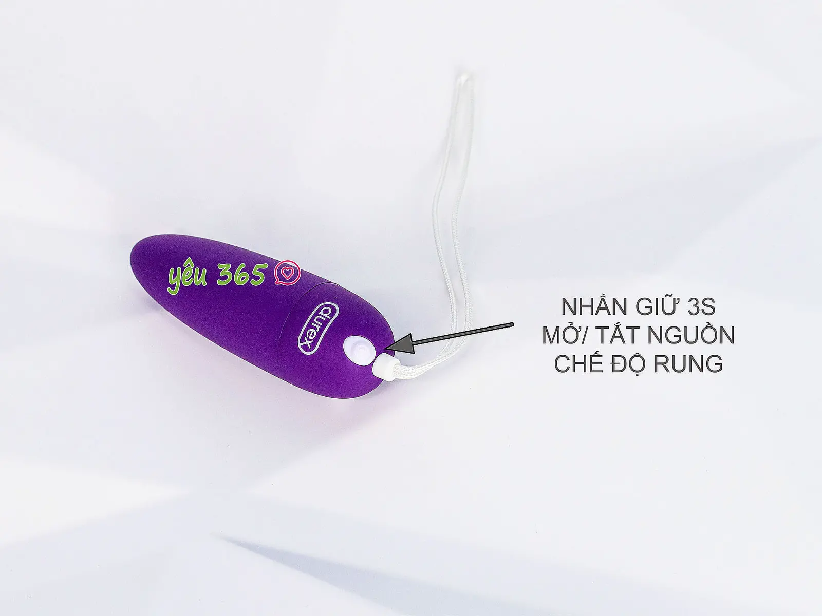Trứng rung tình yêu Durex Play pin sạc