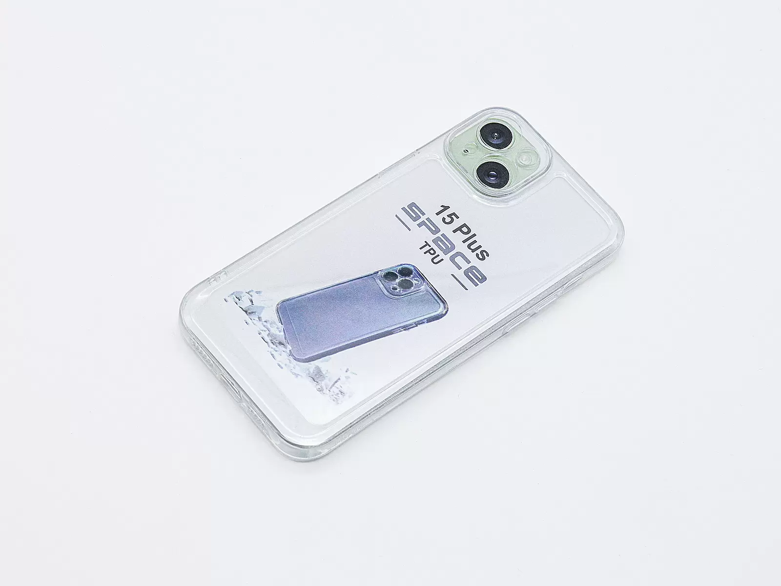 Ốp lưng trong suốt TPU Space cho iPhone 15 Plus