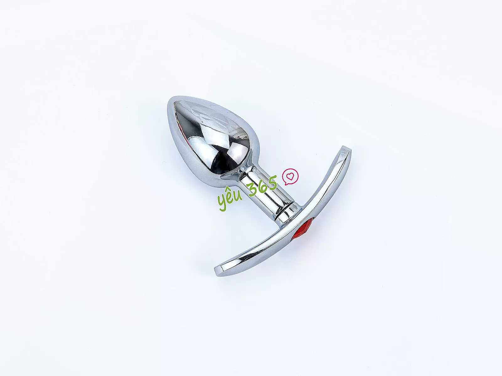 Dụng cụ kích thích hậu môn inox có tay cầm