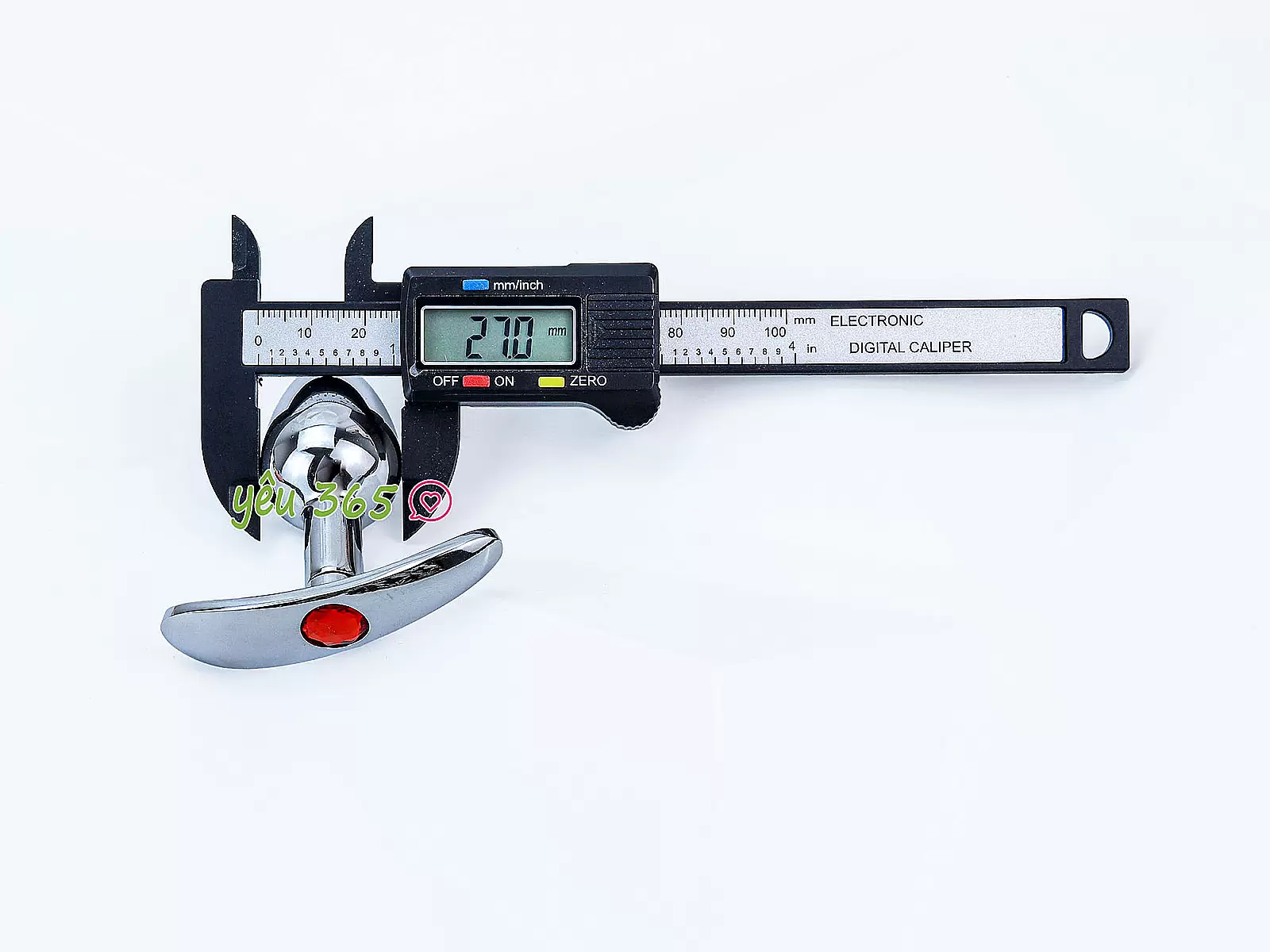 Dụng cụ kích thích hậu môn inox có tay cầm