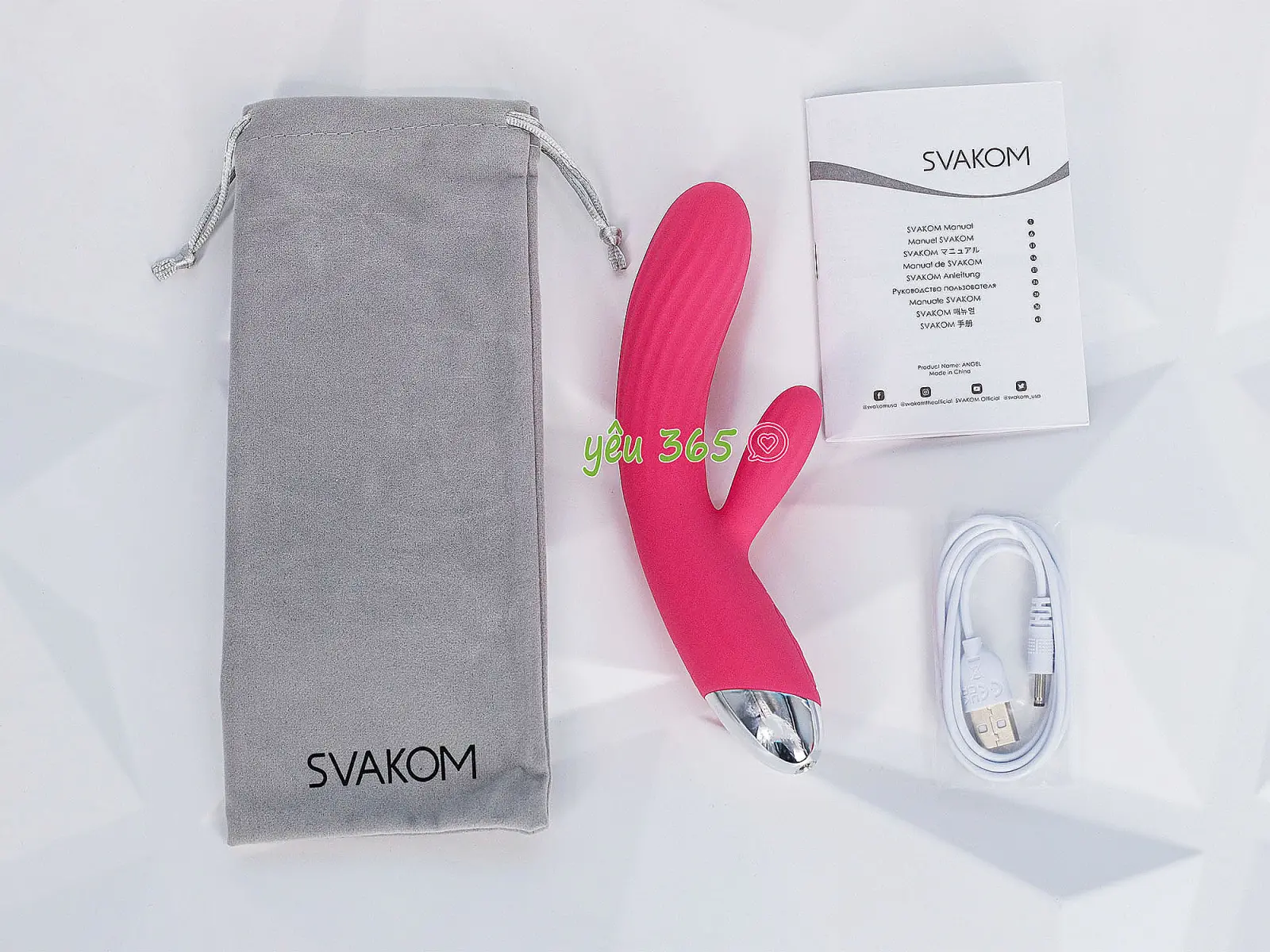 Máy mát xa điểm G Svakom Angel phát nhiệt ấm nóng
