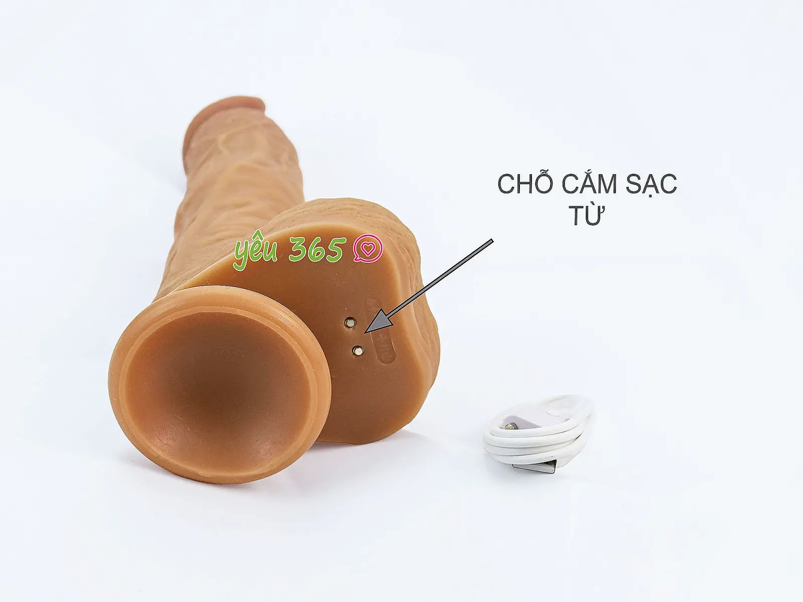 Dương vật giả có đế đa năng Yeain Real Dildo to dài