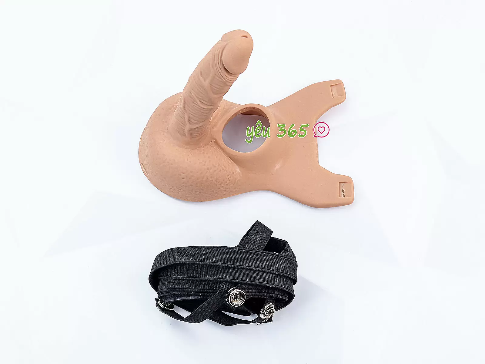 Dương vật giả dây đeo 2 đầu kết hợp