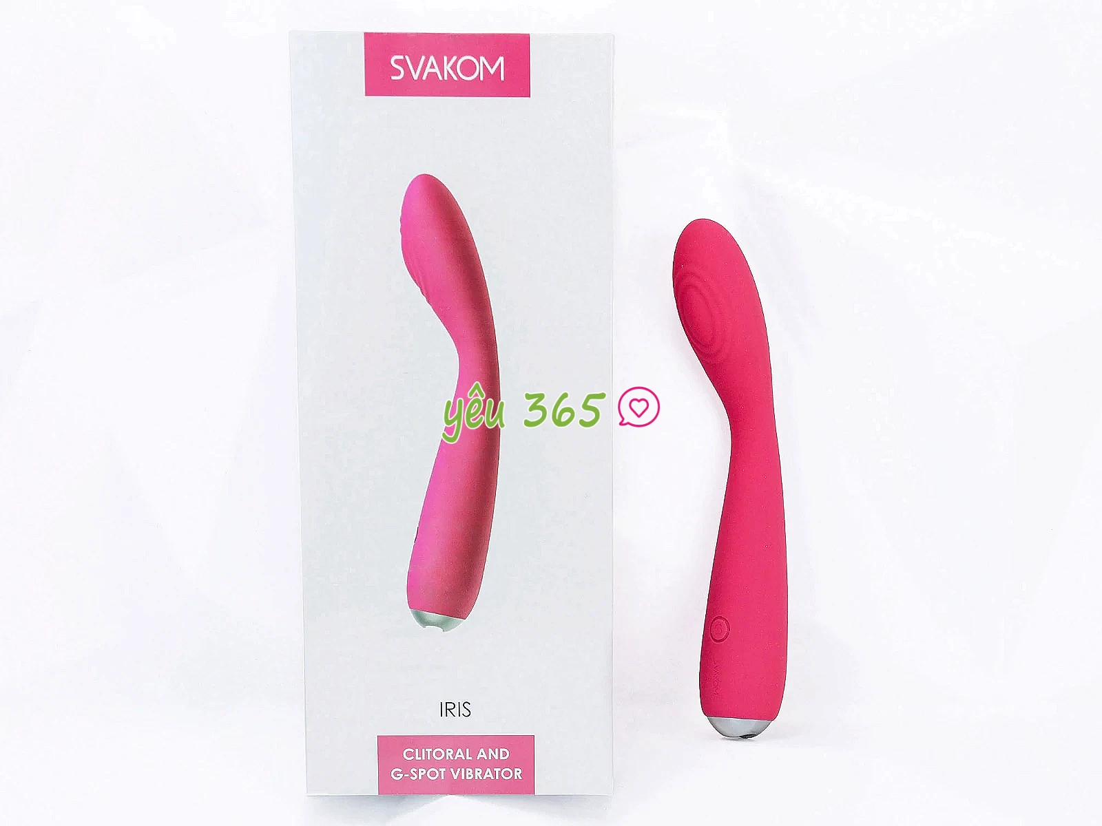 Máy mát xa điểm G ngón tay cao cấp Svakom Iris 5 chế đô rung mạnh pin sạc tiêu chuẩn USA order chuẩ