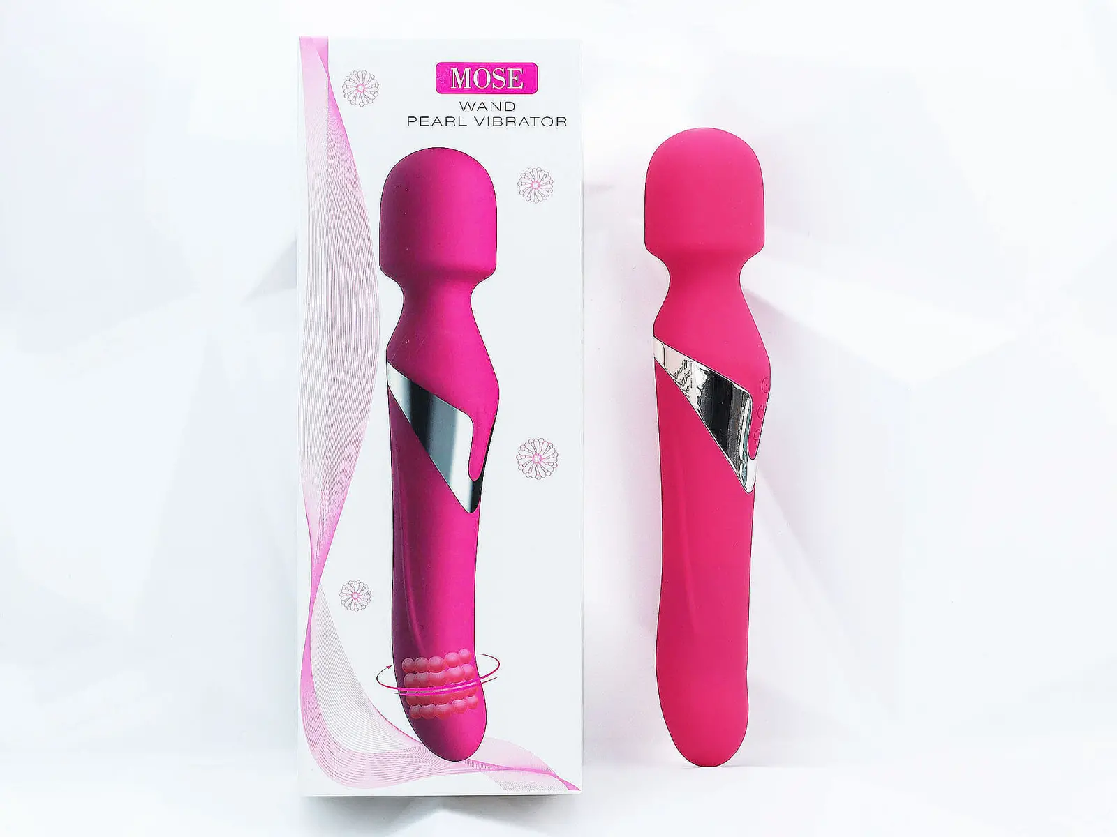 Máy massage điểm G 2 đầu quay đa hướng linh hoạt bi Mose pin sạc