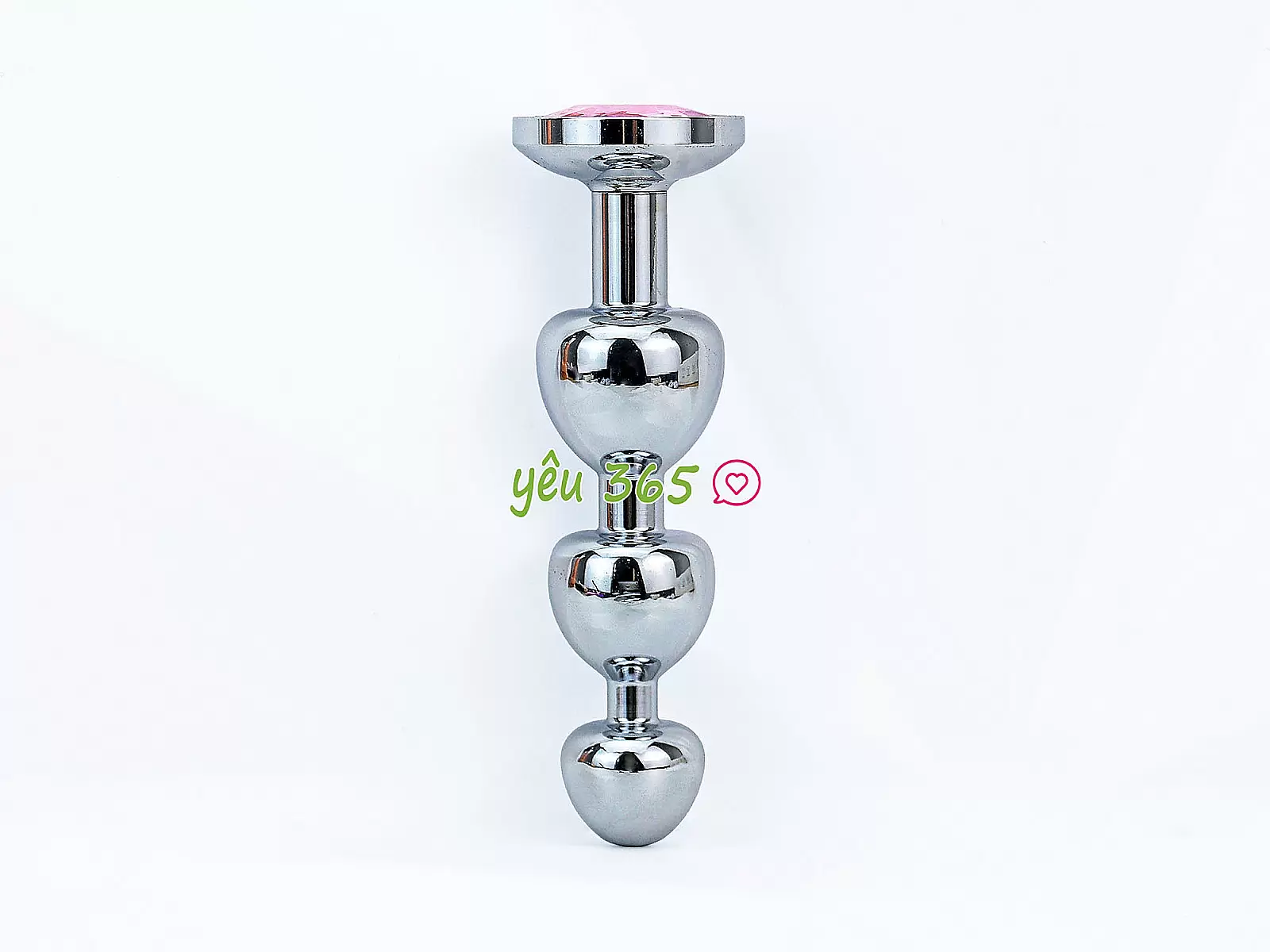 Dụng cụ kích thích hậu môn 3 khấc inox