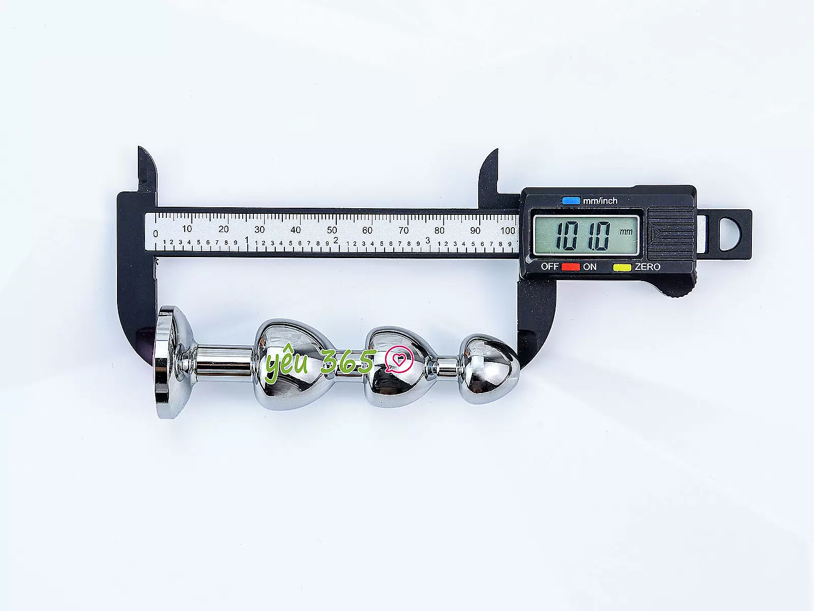 Dụng cụ kích thích hậu môn 3 khấc inox