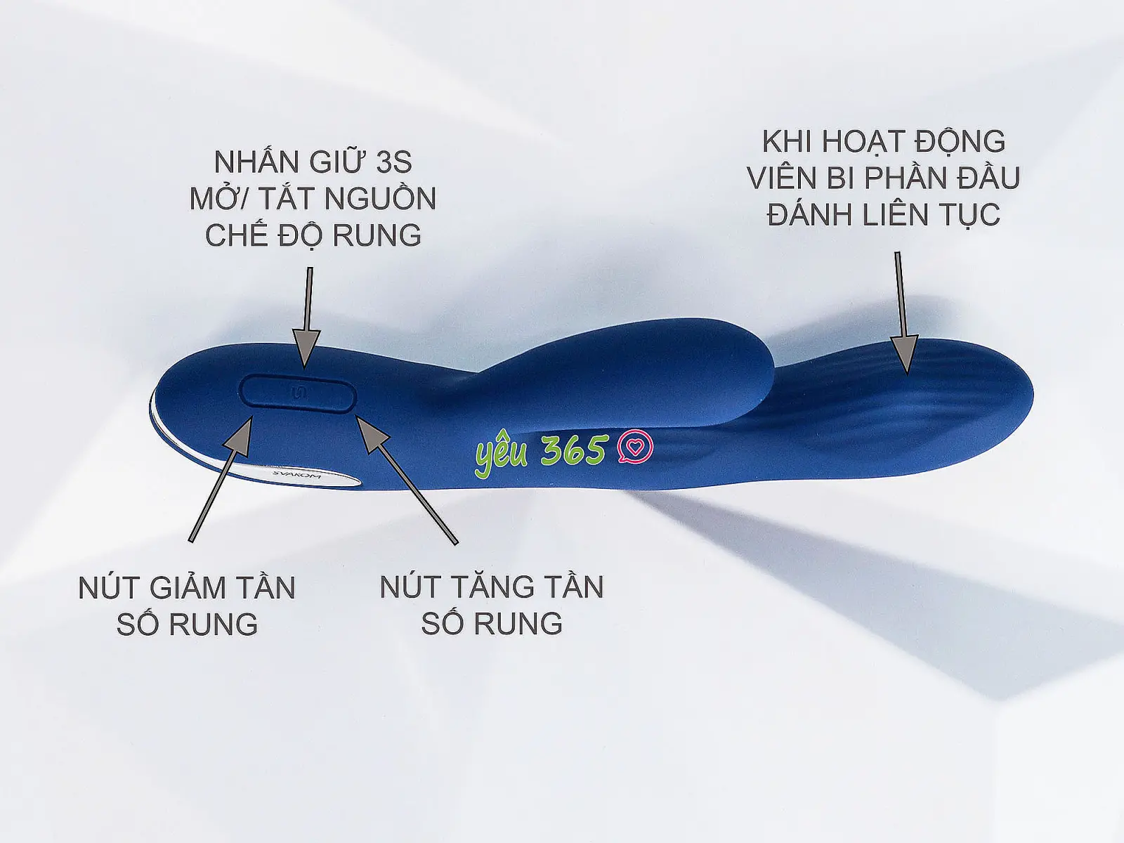 Máy mát xa điểm G Svakom Aylin rung bi xoay chuẩn USA
