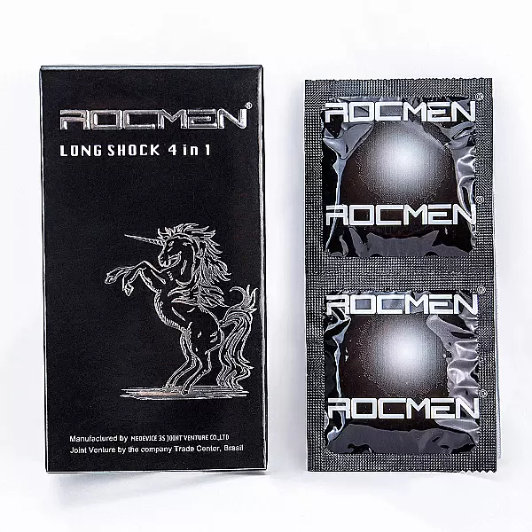 Bao cao su ROCMEN Long Shock 4in1 – gân gai kéo dài