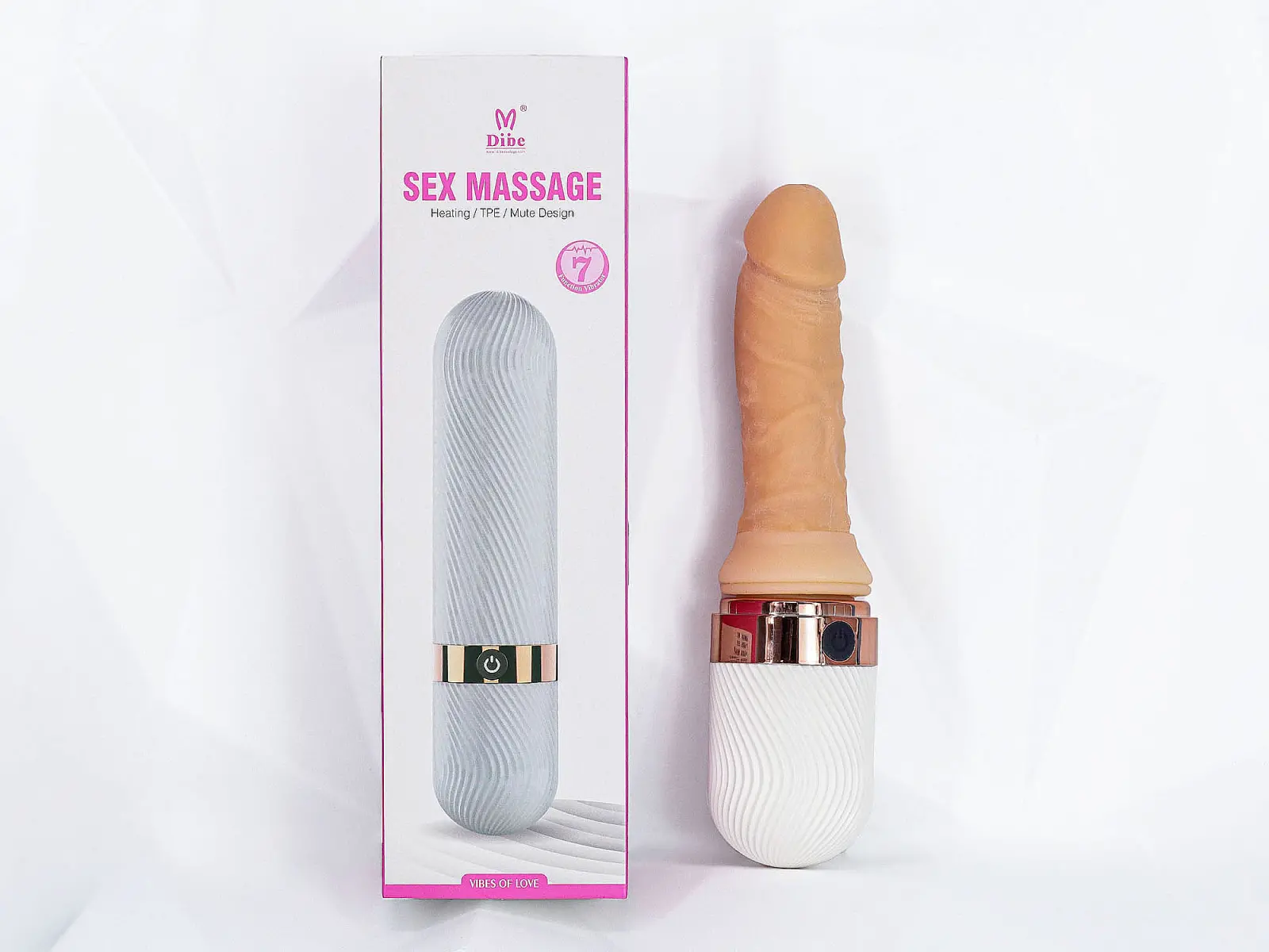 Cu giả hạng premium đa năng rung mạnh thụt Sex Massage hạng sang