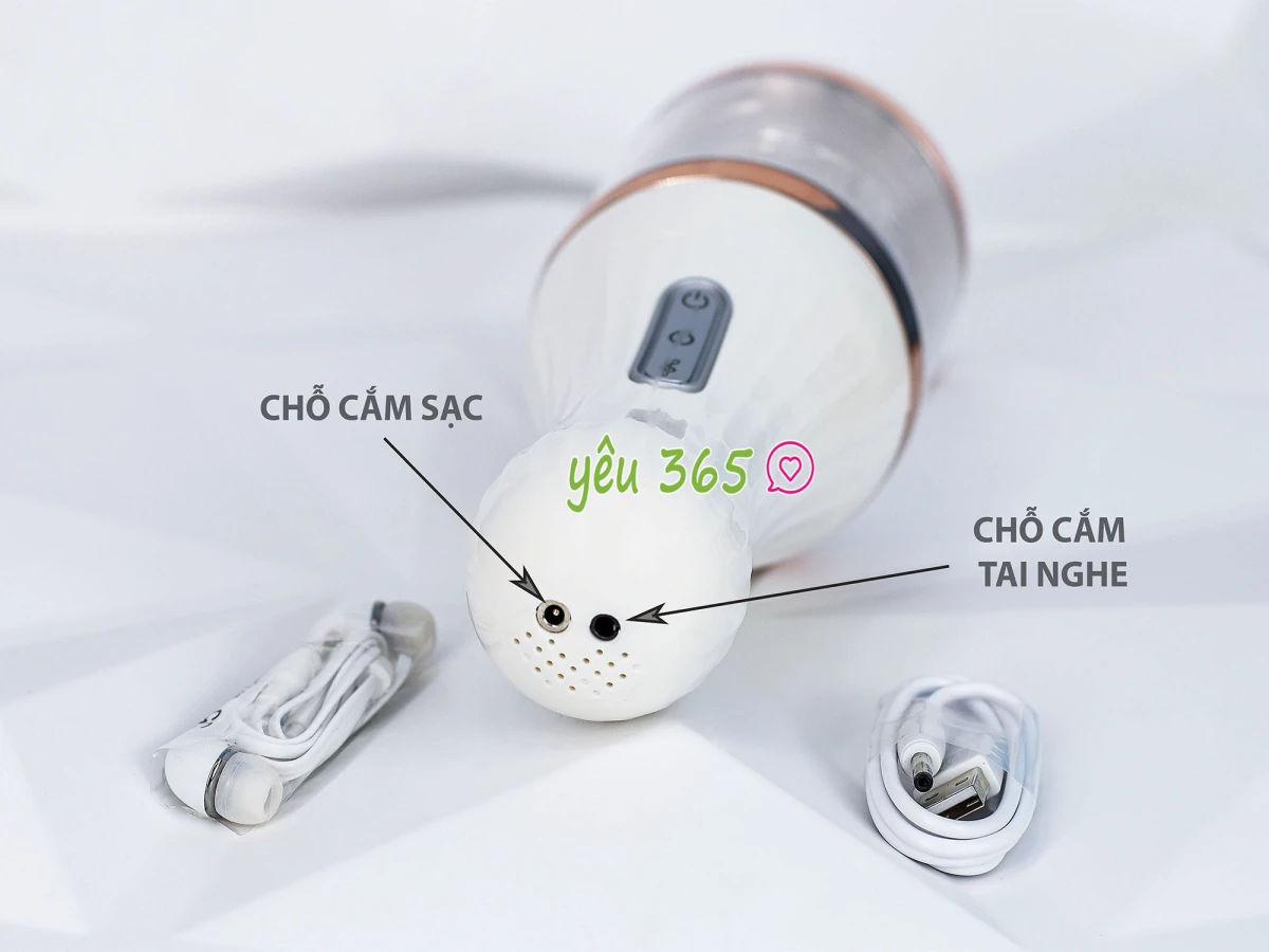 Máy thủ dâm âm đạo giả tự động rung xoay