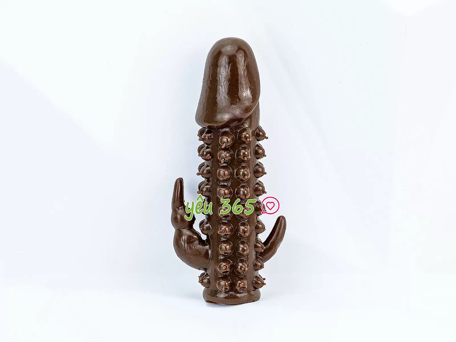 Bao cao su donzen da nâu có nhánh có bi BC6004