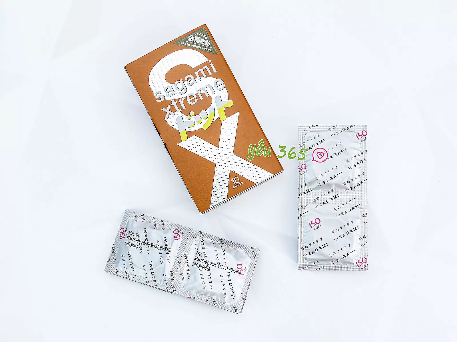 Bao cao su có gai Sagami Xtreme Feel Up 10 bao