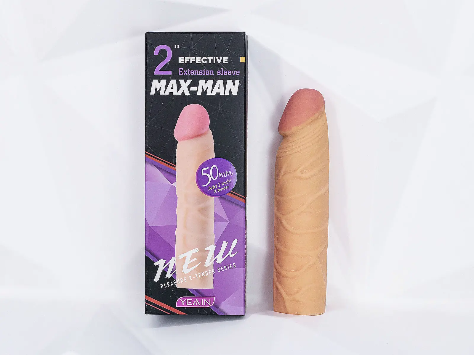 Bao đôn dên MaxMan có gân – tăng dài 2 inch (5cm)