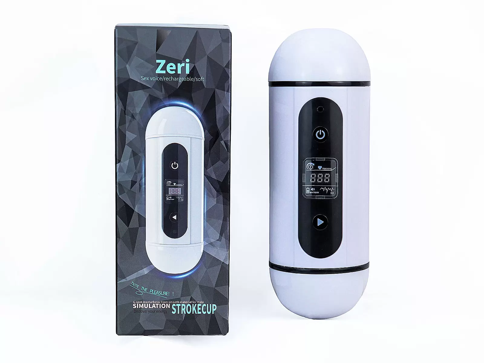 Miệng giả, Âm đạo giả 2 đầu phát âm thanh rên rỉ Zeri