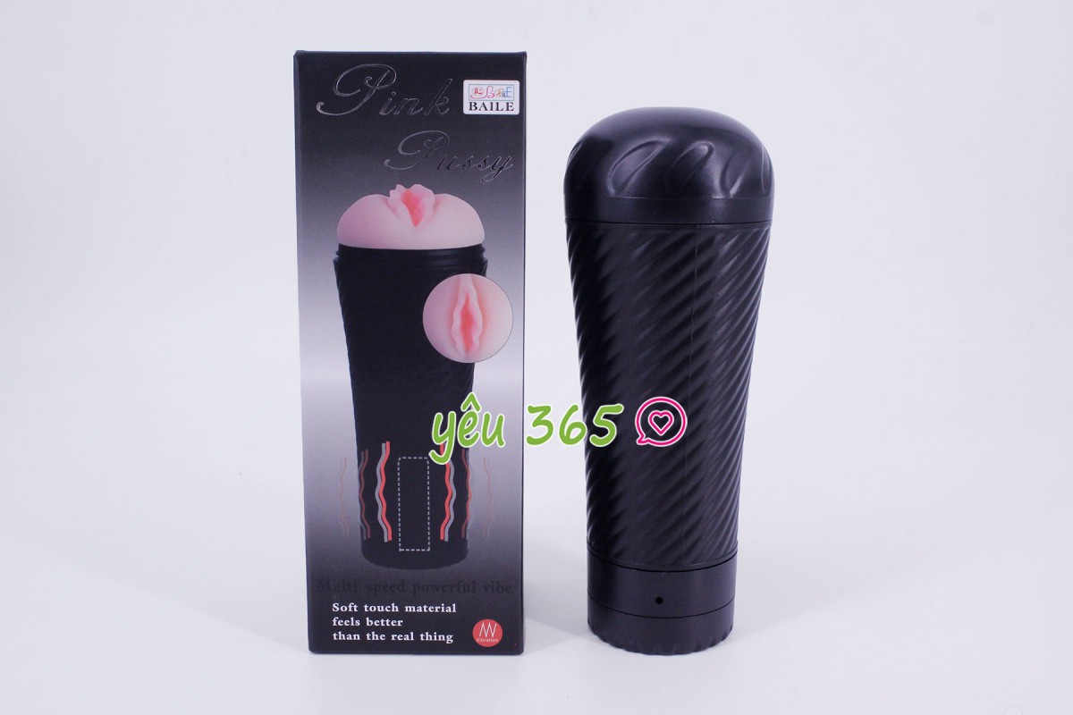 Âm đạo giả đèn pin Pink Pussy có rung 1
