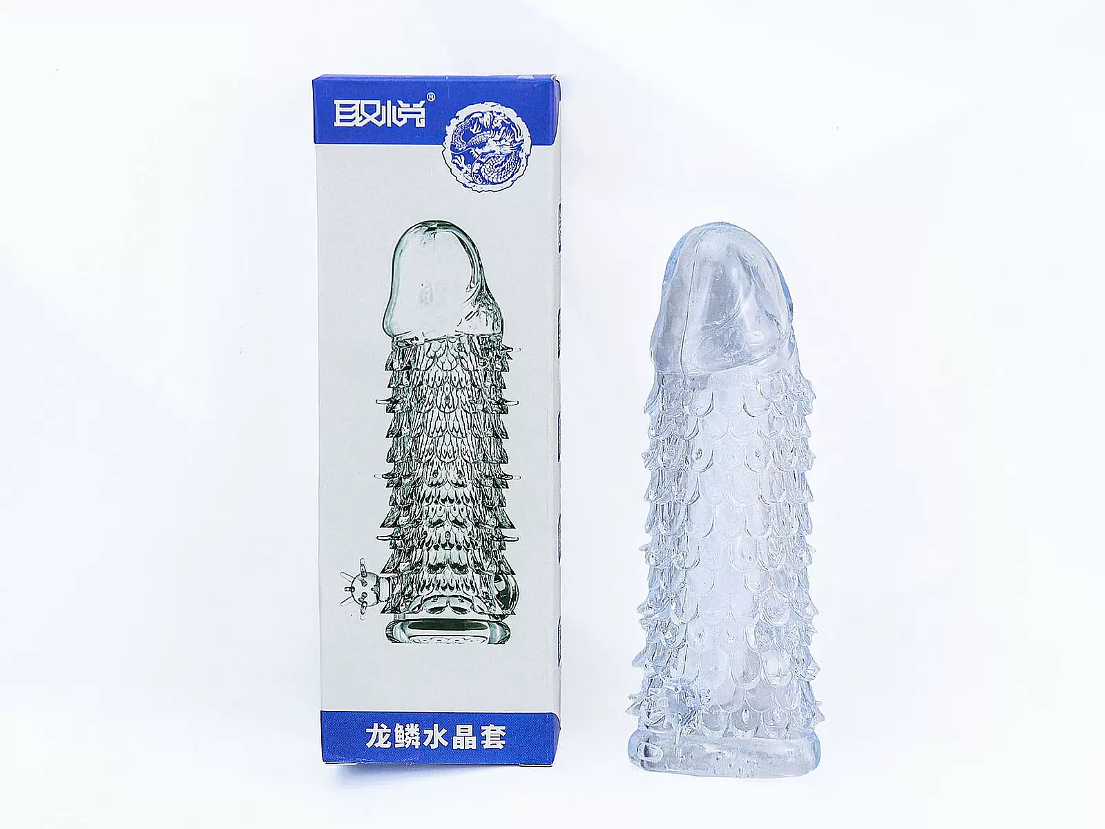 Bao cao su đôn dên tăng kích thước gai nhọn trong suốt BCDC premium