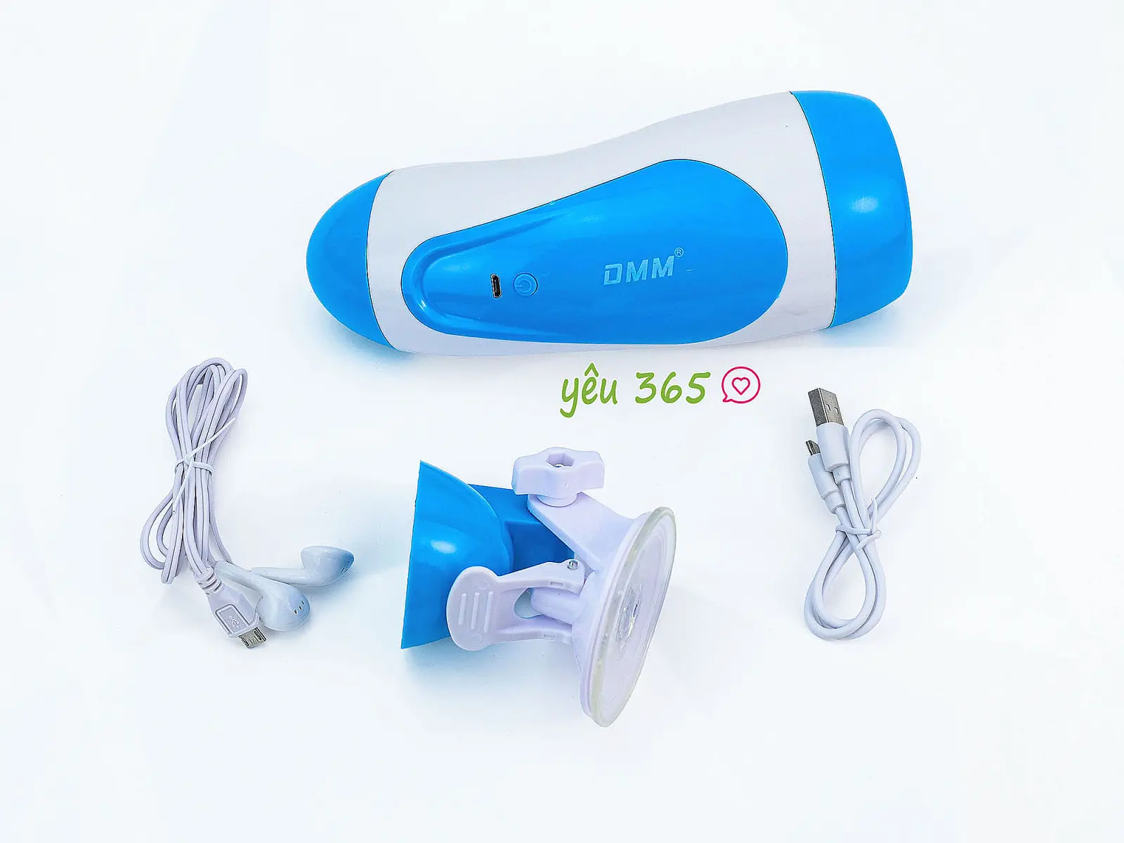 Âm đạo giả cup DMM Touch 2 có đế rung và phát tiếng rên