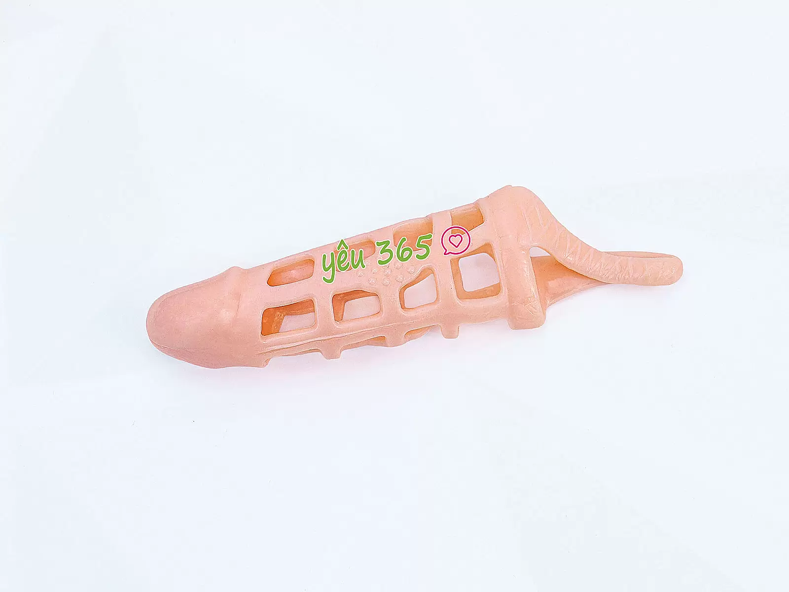 Bao cao su donzen lưới MEN Extension có quai đeo thân rung