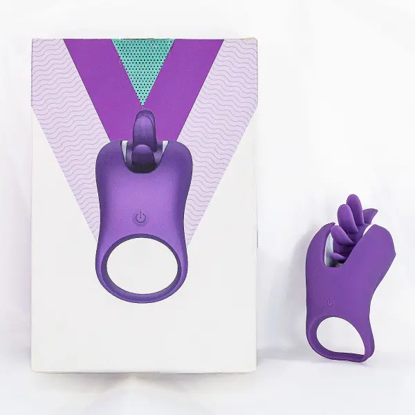 Vòng đeo lưỡi rung xoay kích thích CHI rung 10 chế độ