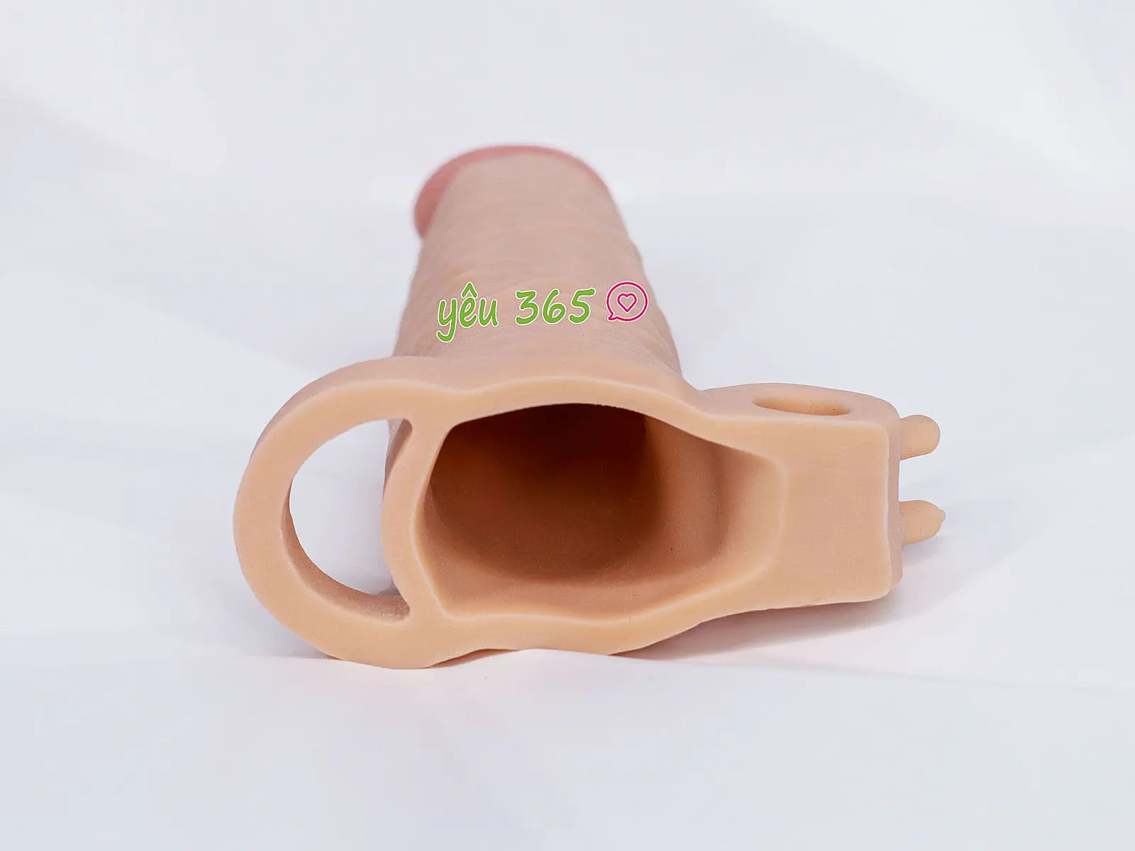 Bao cao su đôn dên Pleasure X-Tender có quai đeo rung gốc