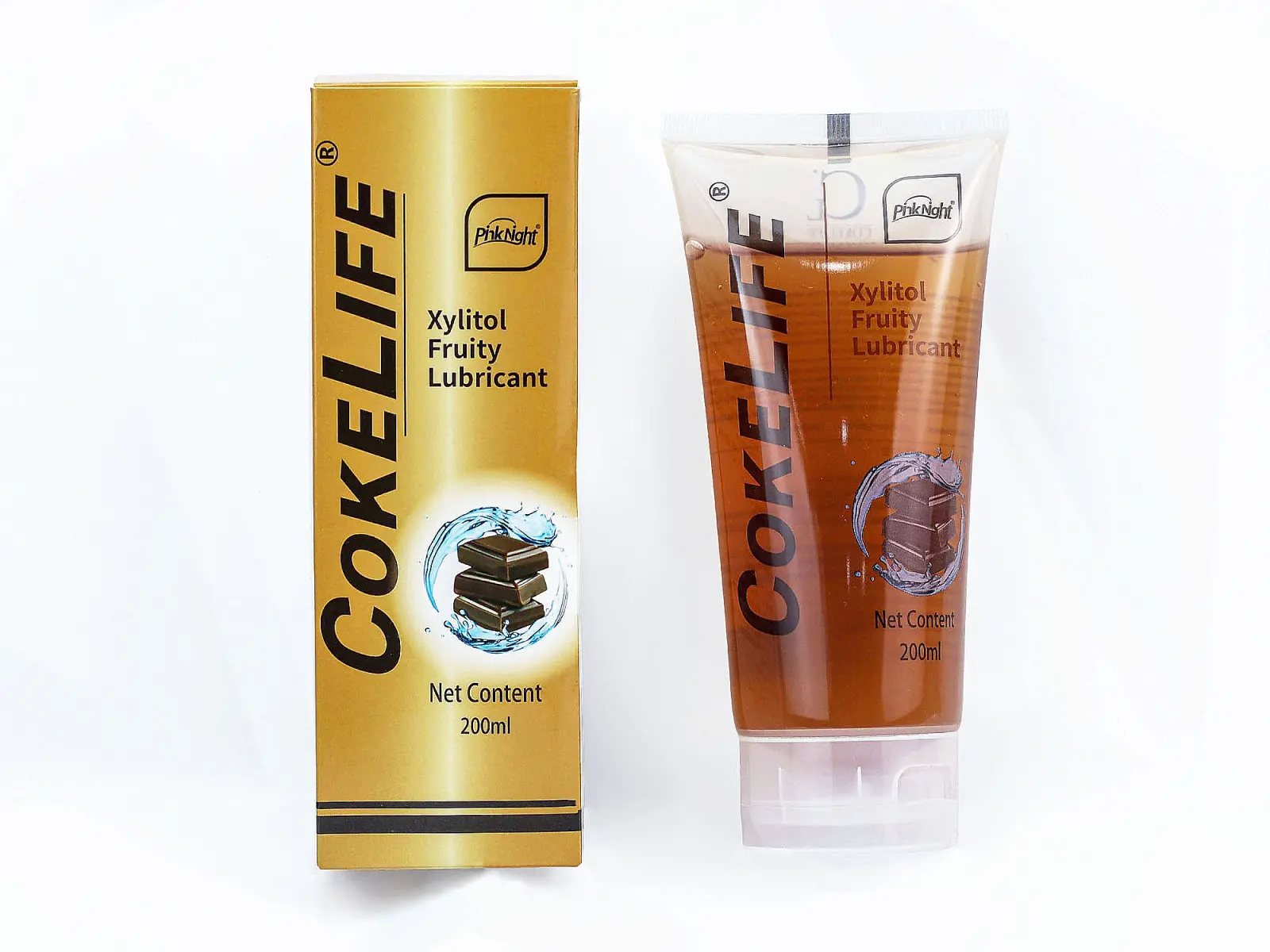 Gel bôi trơn hương socola COKELIFE Xylitol Fruity Lubricant 200ml premium