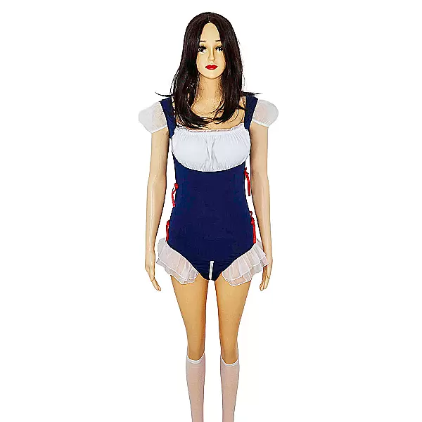 Bộ đồ chơi bạo dâm váy liền thân COSPLAY quyến rũ