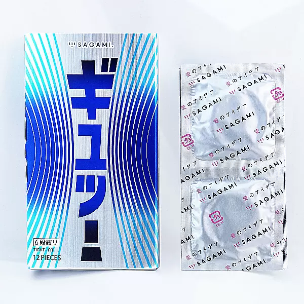 Bao cao su Sagami Tight-Fit hộp 12 bao