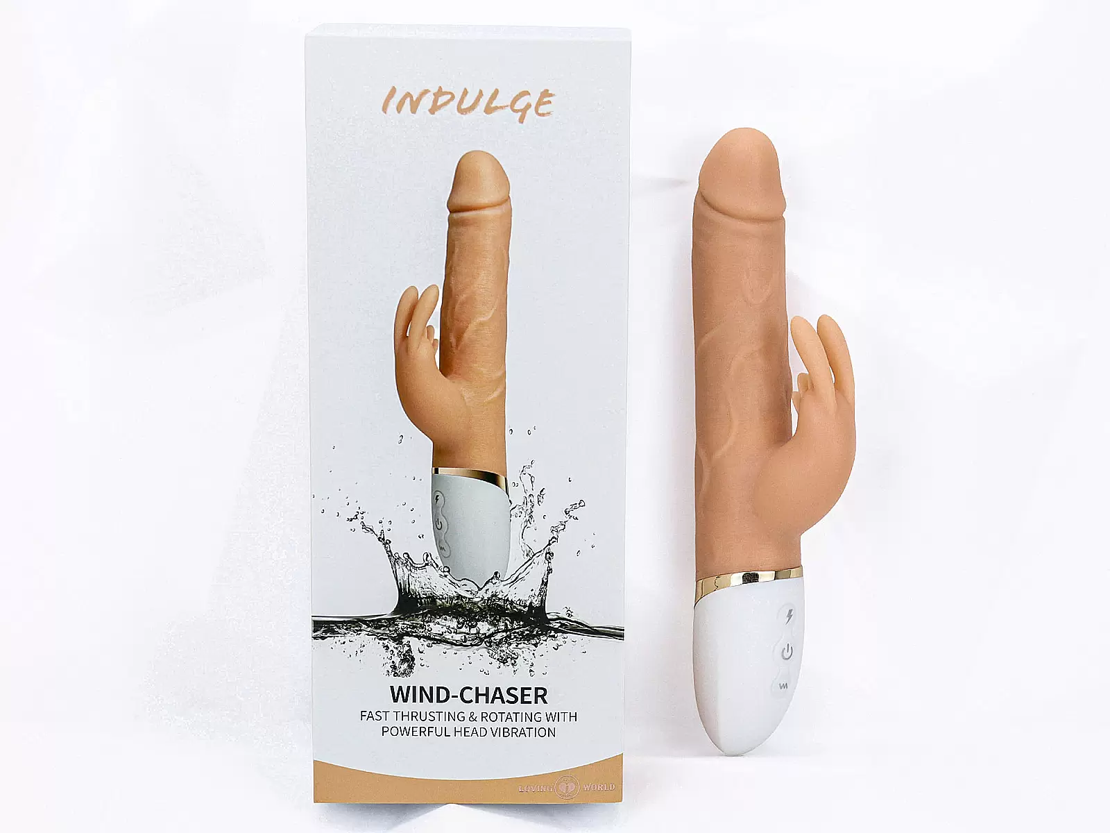 Cu giả hạng premium đa năng rung điện thụt ngoáy Indulge Wind-Chaser premium
