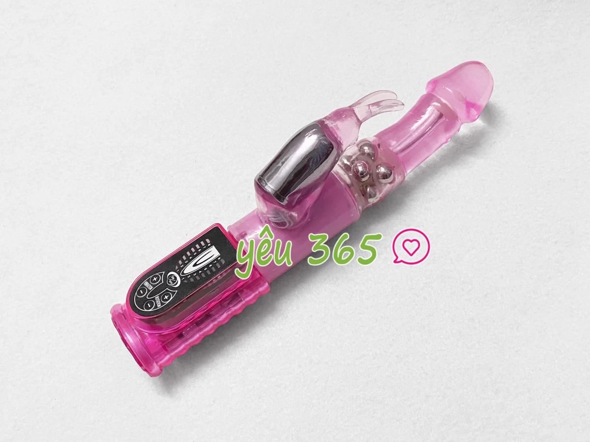 Dương vật giả có nhánh đa năng Lovely 16 chế độ pin sạc