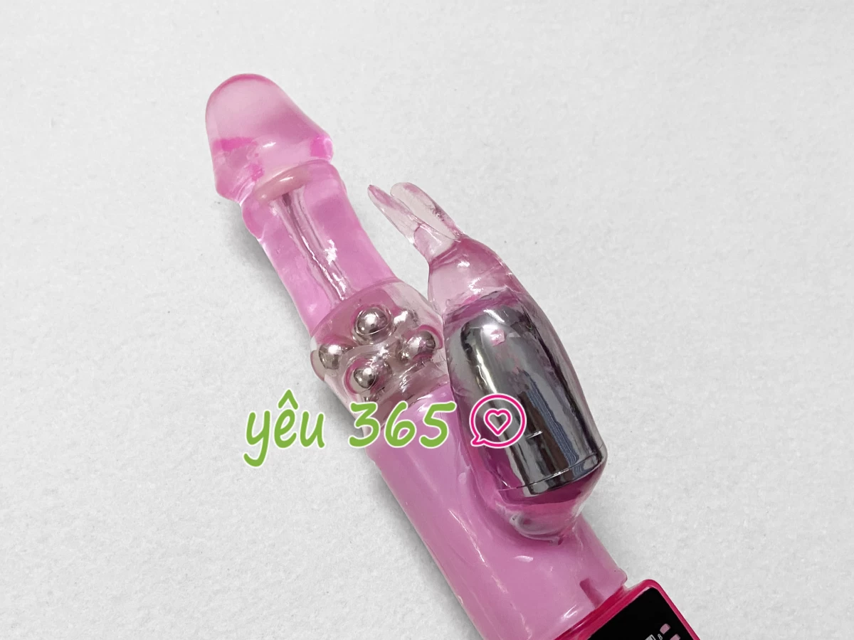 Dương vật giả có nhánh đa năng Lovely 16 chế độ pin sạc