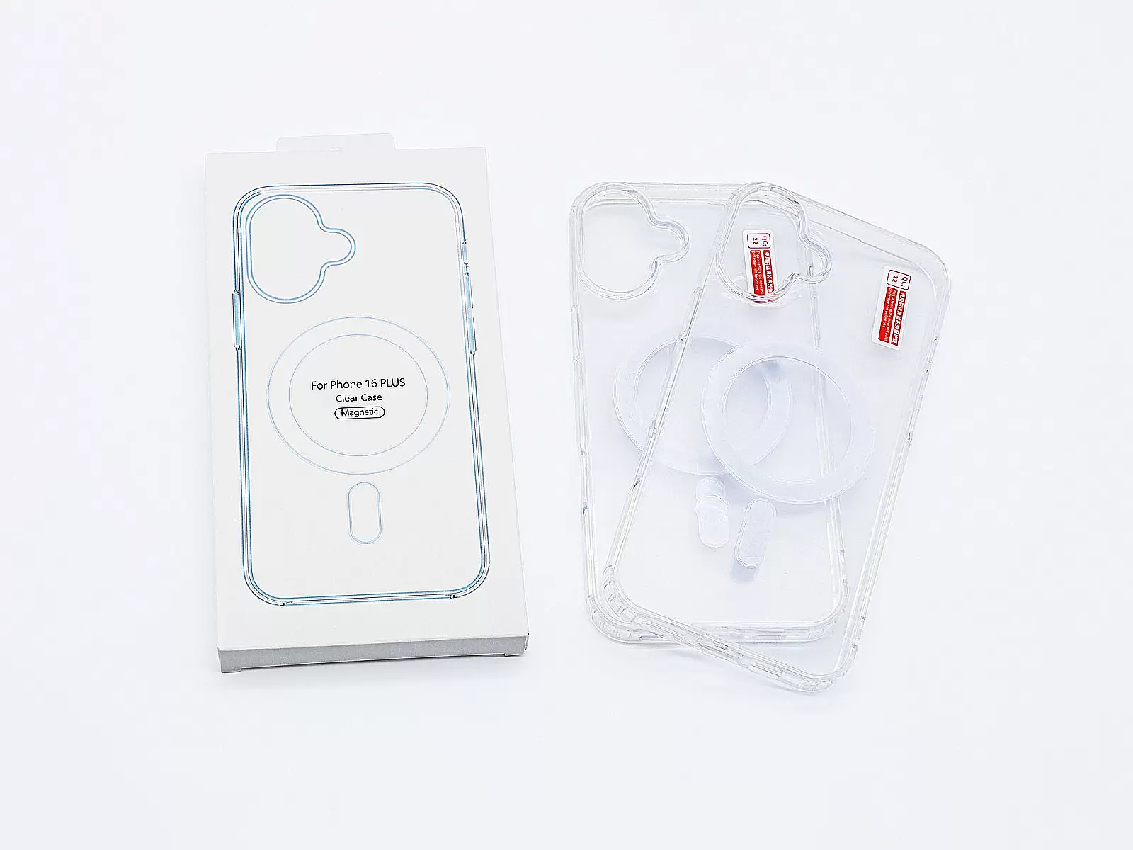 Ốp lưng iPhone 16 Plus MagSafe trong suốt – Clear Case