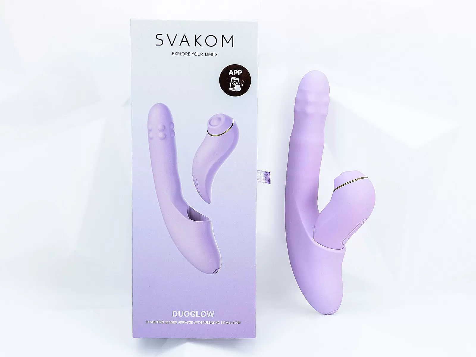 Máy massage điểm G Svakom Duoglow đa năng điều khiển từ xa qua App