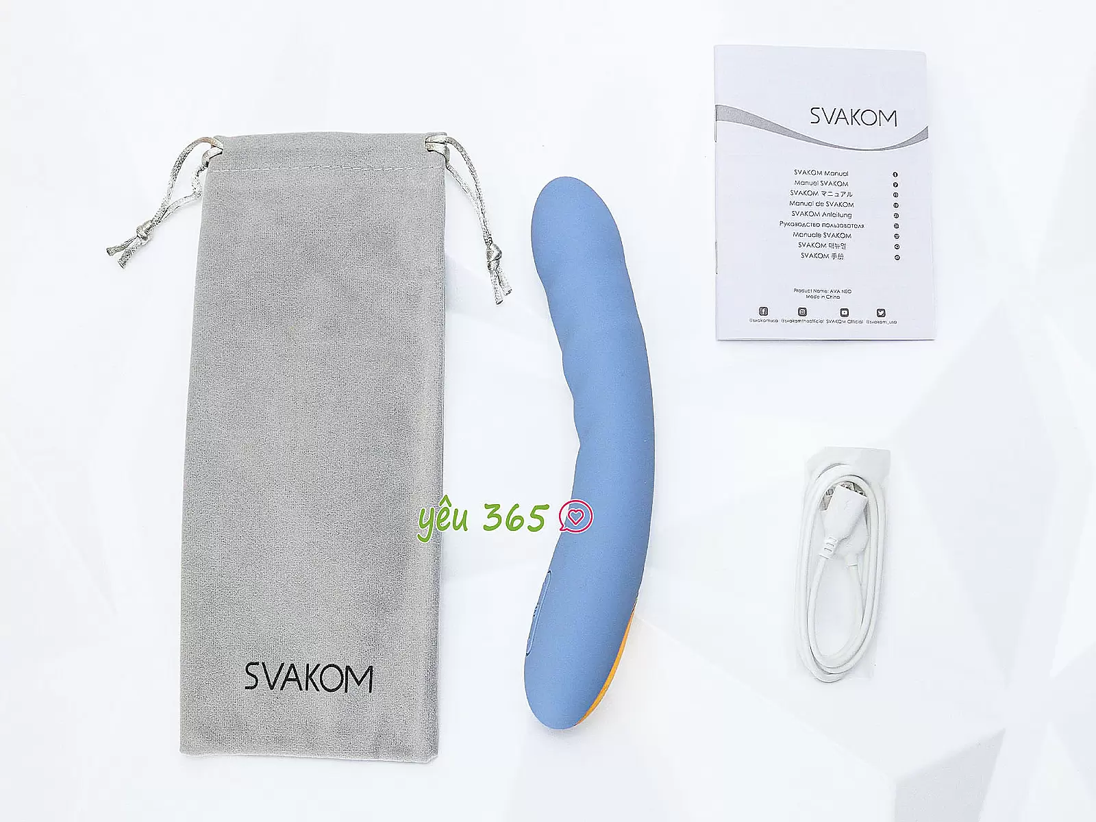 Máy massage Svakom Ava Neo kết nối qua App rung thụt đa chế độ