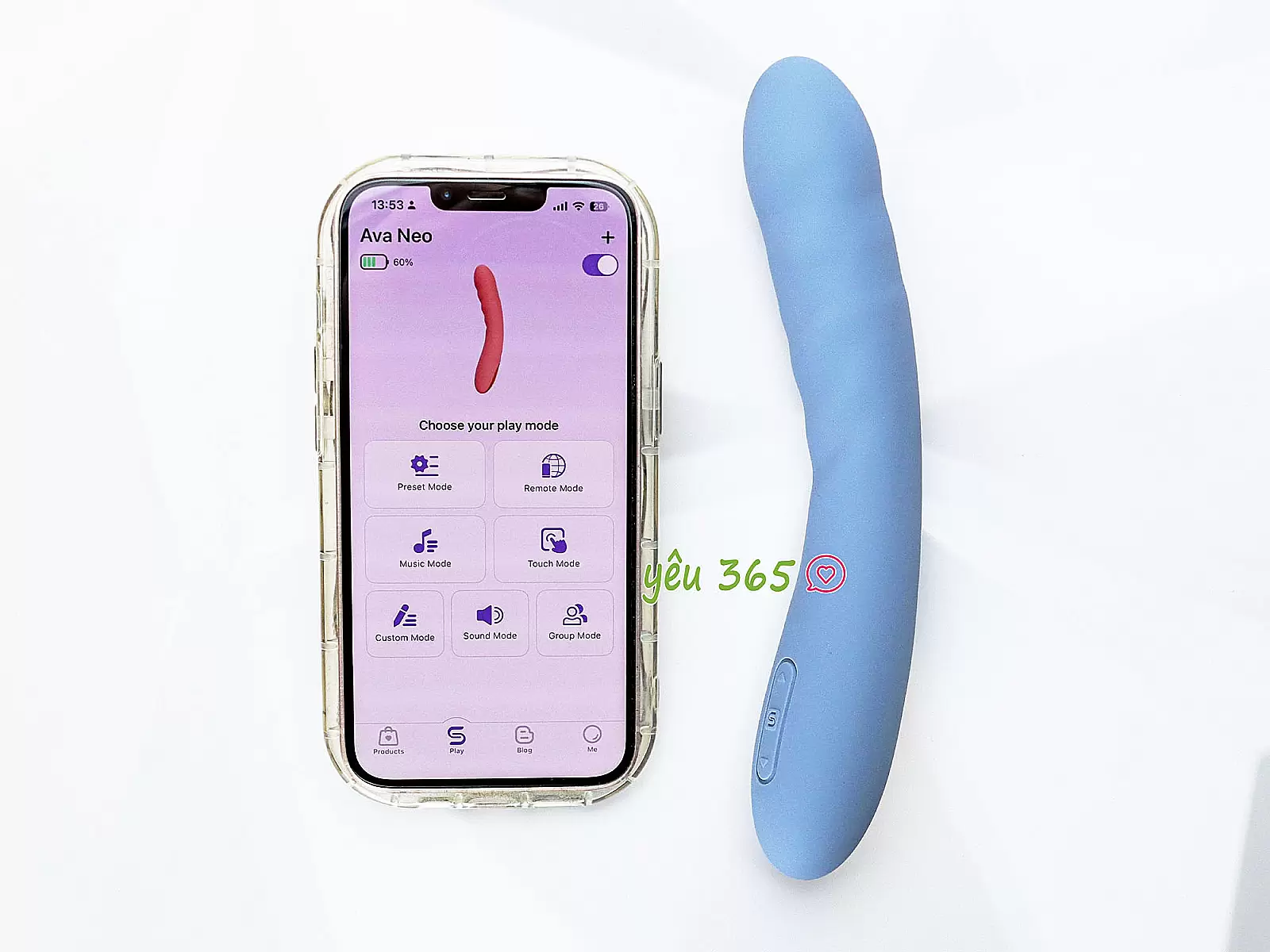 Máy massage Svakom Ava Neo kết nối qua App rung thụt đa chế độ