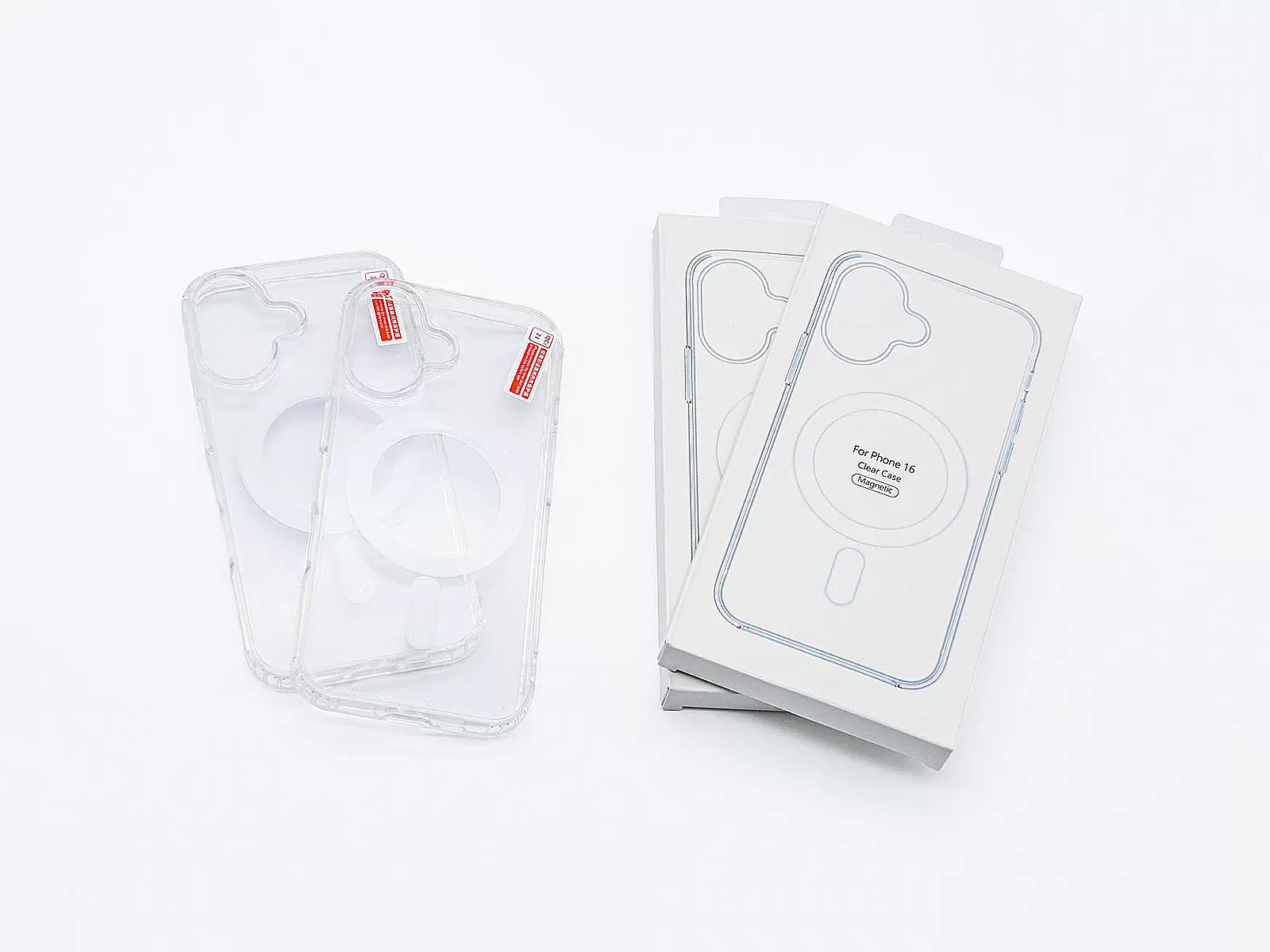Ốp lưng iPhone 16 Clear Case Magnetic trong suốt mini